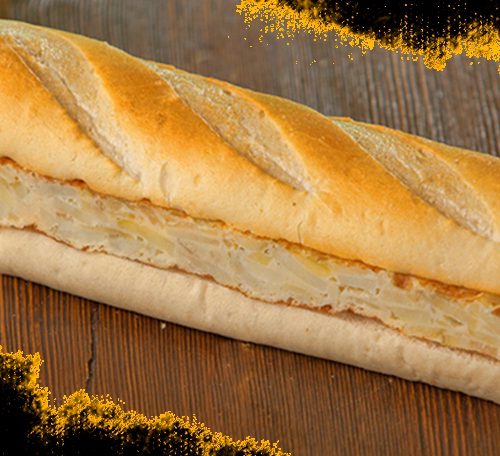 BOCADILLO DE TORTILLA DE PATATAS